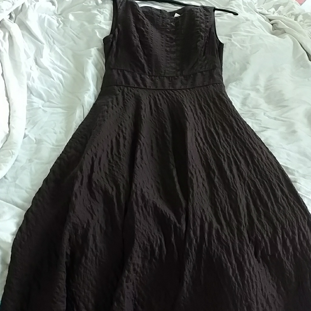 JCrew brown cotton sun dress w/pockets! Sz 2